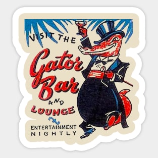 Gator Bar Sticker